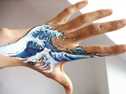  i guess this is considered hand art looks nice