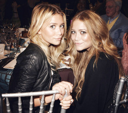 Mary Kate and Ashley Olsen.