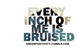 greenpositivity:  bruised - jacks mannequin this is a special