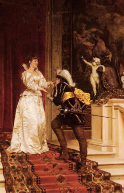 jaded-mandarin:  Frederic Soulacroix - The Cavalier’s Kiss