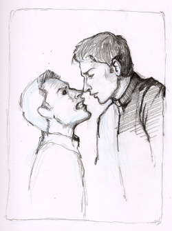more Priest!Cas and Possessed!Dean from the fic I’m stewing