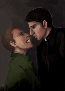 IN WHICH I PRETEND TO BE A REAL ARTIST. *falls over* Demon!Dean