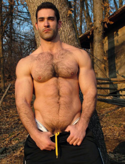 What a hairy stud