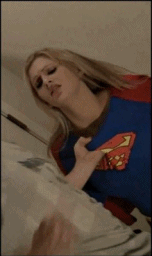 beebound:  Supergirl is grabbed by the front of her shirt and