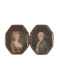 zogetiquette:  Locket with portraits of Louis XVI and Antoinette