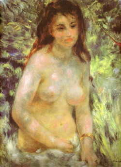 paperimages:  Auguste Renoir,  Nude in the Sunlight, 1876, Musee