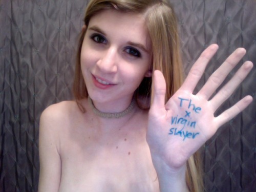 thexvirginslayer.tumblr.com!:) a very provocative submission from a girl who is not yet 18, so don’t be too pervy to her you dirty people! >:O lol, she’s pretty damn cute though :D