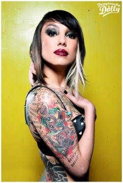 modelginzilla:  Dangerously Dolly Rebel pINK Magazine Atlanta,