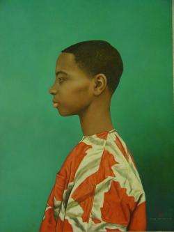 “The Black Boy” Painting, 2002 Yaowu Zhang