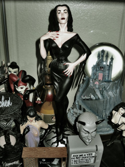 vintagegal:  My Vampira statue- if you’re a fan you really