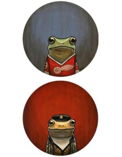 hamandheroin:  “Ferris Bueller’s Day Off Frogs” by Kelly