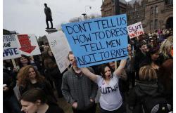 thecurvature:  Women take part in the “Slutwalk” protest