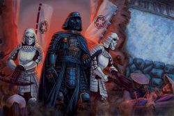  Samurai Vader - by Yen Nguyen Artist Note: Fan painting of