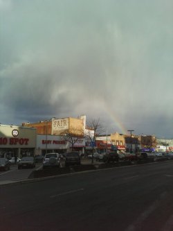 rainbow in Passaic <3