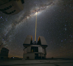 lickystickypickyme:  Real life Star Wars.Laser Towards Milky