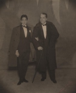 artemisdreaming:  Jean Cocteau (left) and Serge Diaghilev on