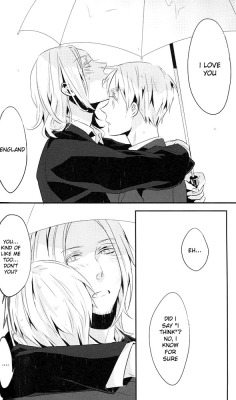 brokenalice:  roseandiris:  inglaterra:  Here’s some FrUK doujin.