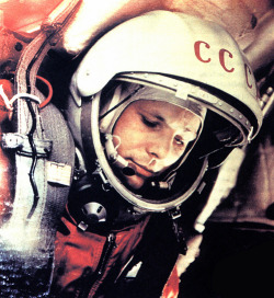 fuckyeahexistentialism:  “I see no God up here”,  Yuri Gagarin