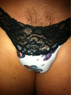 cuckoldsweden:  Wife and I bought new panties for me today. She