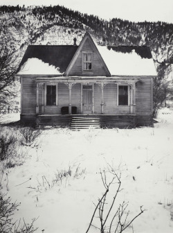 Ranch House near Carson City; Nevada, Winter 1962 photo by Ansel