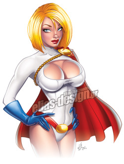 comicbookcheesecake:  Power Girl by http://chatgr.deviantart.com