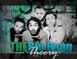 big-bang-bazinga:  Big Bang Theory in Green and Blue
