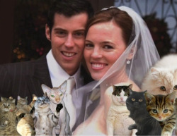 mrsxabialonso:  andrewandcats:  The wedding party!  ATTN HANNAH.
