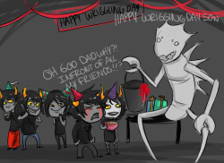 terminallycapricious:  failuretoland:  Karkat’s first bucket