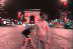 alexanderguerra:  Le Lapin La Nuit 3D - Paris, France - Alexander