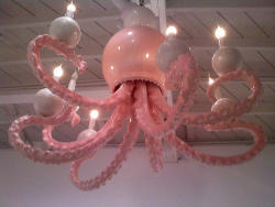 whiteafro:  Octopus Chandelier :D