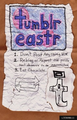 carlovely:  Celebrate Tumblr Eastr! #tumblreaster If you don’t