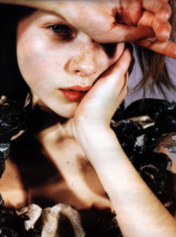 Polina Kouklina for W March 2004 by Nick Knight