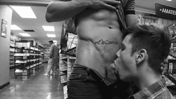 2hot2bstr8:  nothing like a blowjob at the adult video store