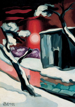 paperimages:  Oscar Bluemner (1867–1938) Last Evening of the