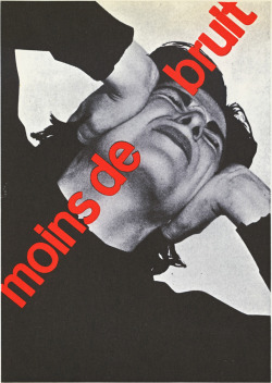 publiccollectors:  An anti-noise poster designed by Müller-Brockman