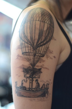 fuckyeahtattoos:  A symbol of my wanderlust and my love of old