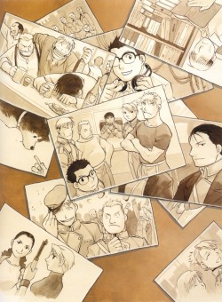 colonel-mustang:  #LOOK! BOTTOM RIGHT! #RIZA HAWKEYE #IS #SMILING