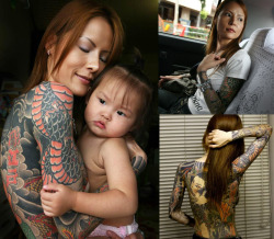  Shoko Tendo, daughter of a yakuza boss, depicts her chaotic