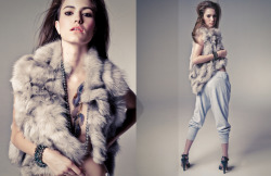 something i shot : alexandra pappadopolous, fur and pearls, 2010