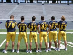 Football pants make asses look so great.