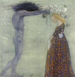 John Bauer, “Agneta and the Sea King”