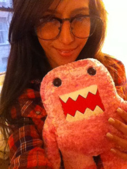 I won a pink Domo at the carnival!