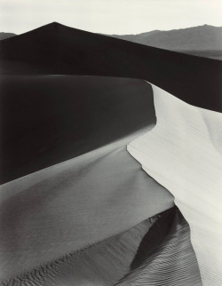 Sand Dunes; Sunrise, Death Valley photo by Ansel Adams, 1948