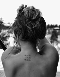  All the dates of when she beat cancer. Forever reblog. 