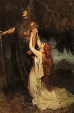 Brynhild bönfaller Oden by F. L. Spence