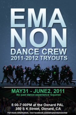 Come audition for Emanon Dance Crew!!! And be a part of our fun