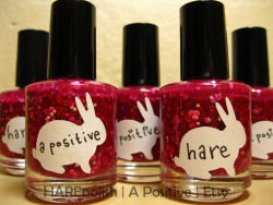 highonlacquer:  nailingit:  HARE Polish @ Etsy.com alright y’all.