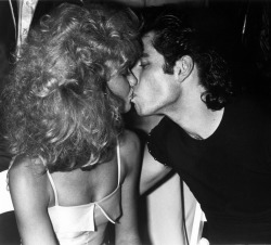 godlovesfeas:   I got John Travolta to kiss Olivia Newton John