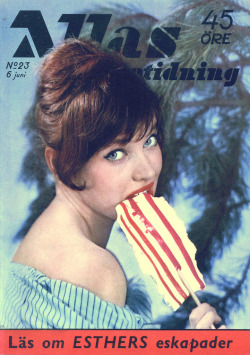 Anna Karina - Allas Veckotidning (Sweden) #23, June 1958