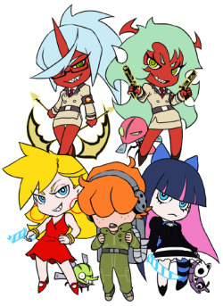 cell phone straps panty and stocking! and geek boy! and scanty